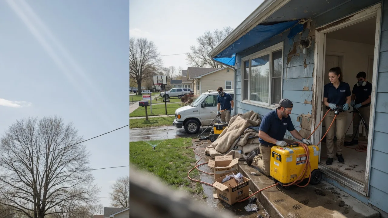 Basement Flood Cleanup in Union Center, WI near me